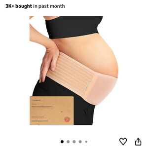 Maternity Support Belt in Peach
